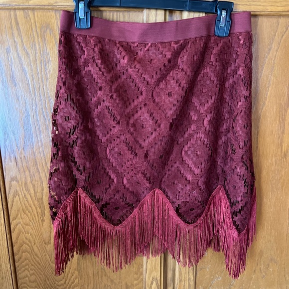 Wrangler Vintage Fringe Skirt - Picture 2 of 3